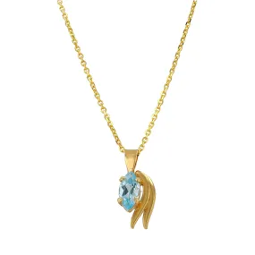 14K Yellow Gold Fancy Topaz Set