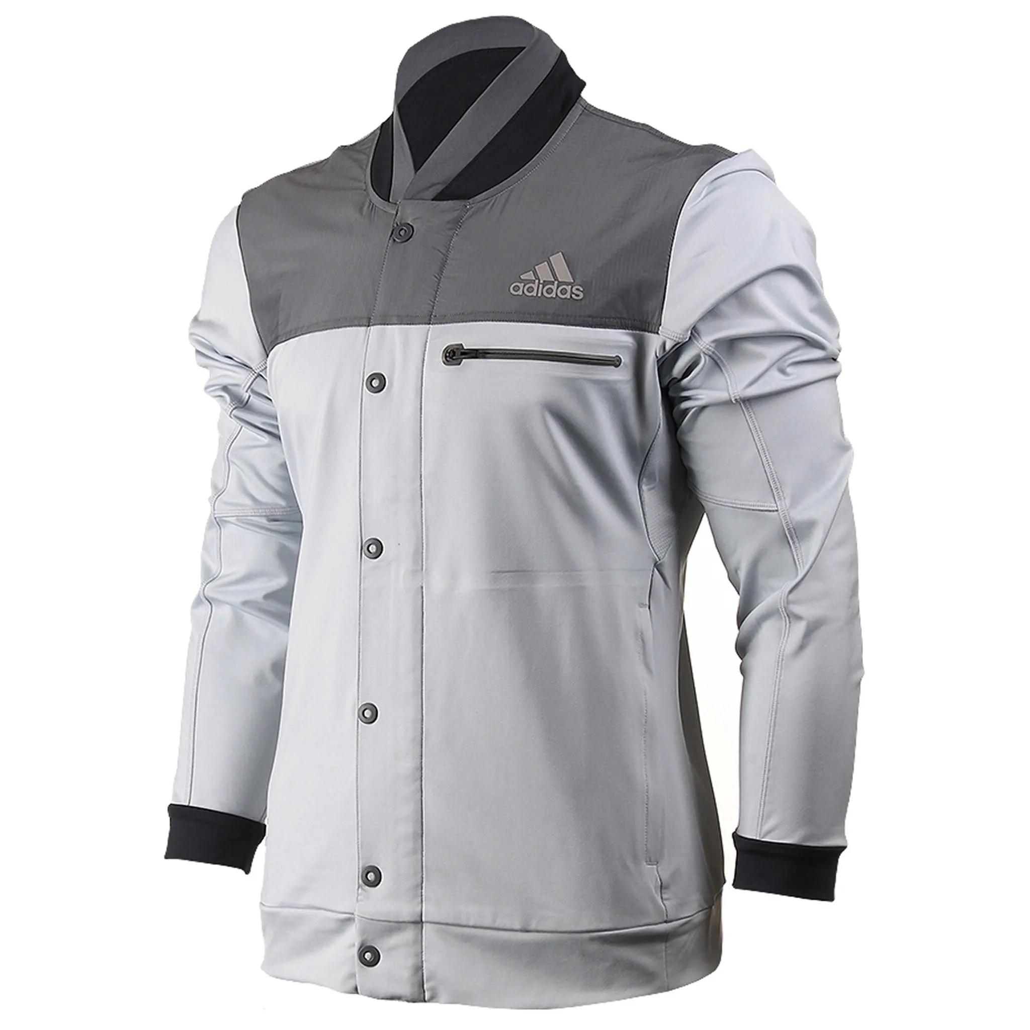 Adidas Barricade Mens Grey Jacket