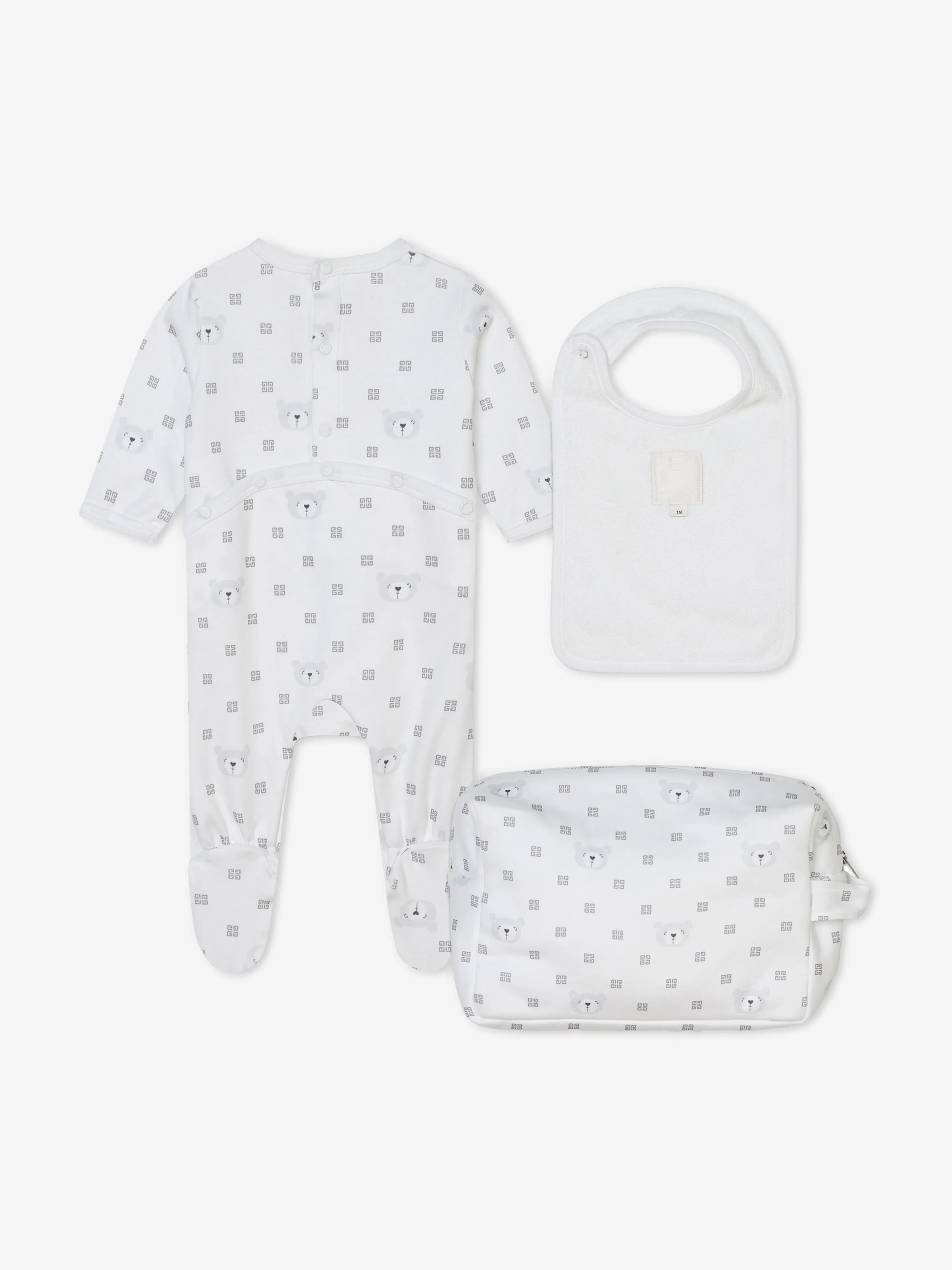 Baby 3 Piece Gift Set in White