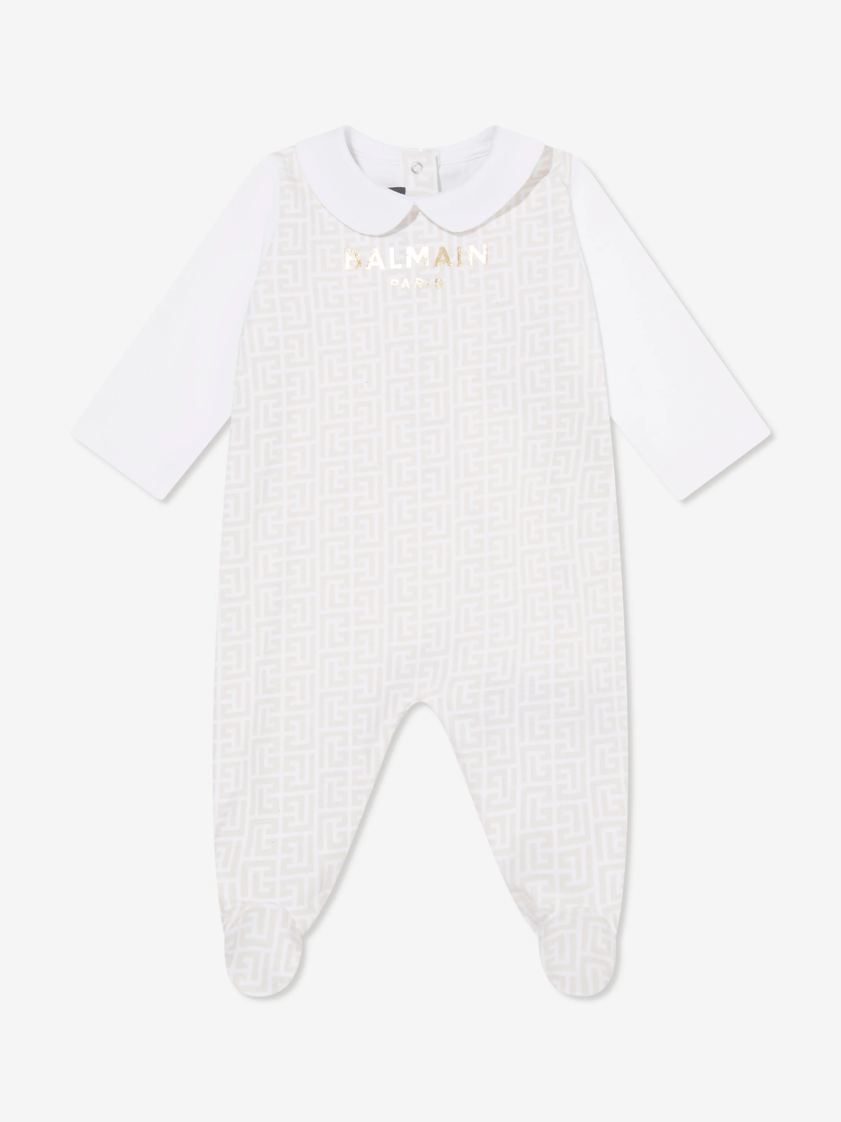 Baby Boys Babygrow Gift Set in Beige