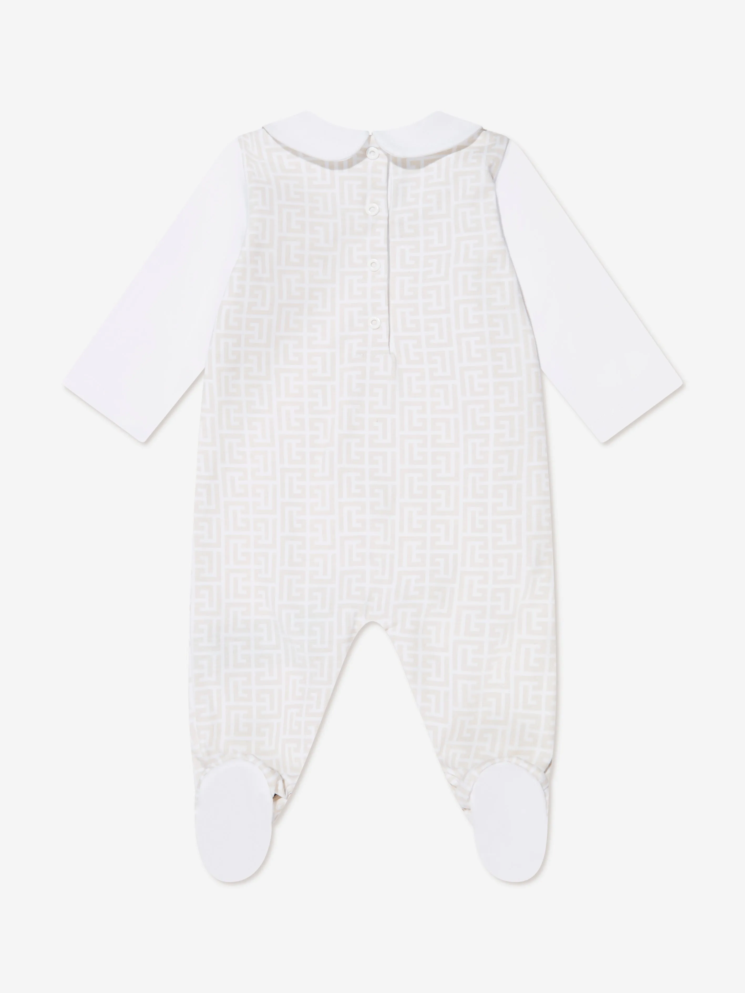 Baby Boys Babygrow Gift Set in Beige