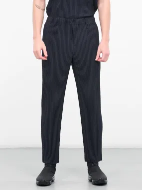 Basics Pleated Trousers (HP46JF450-75-NAVY)