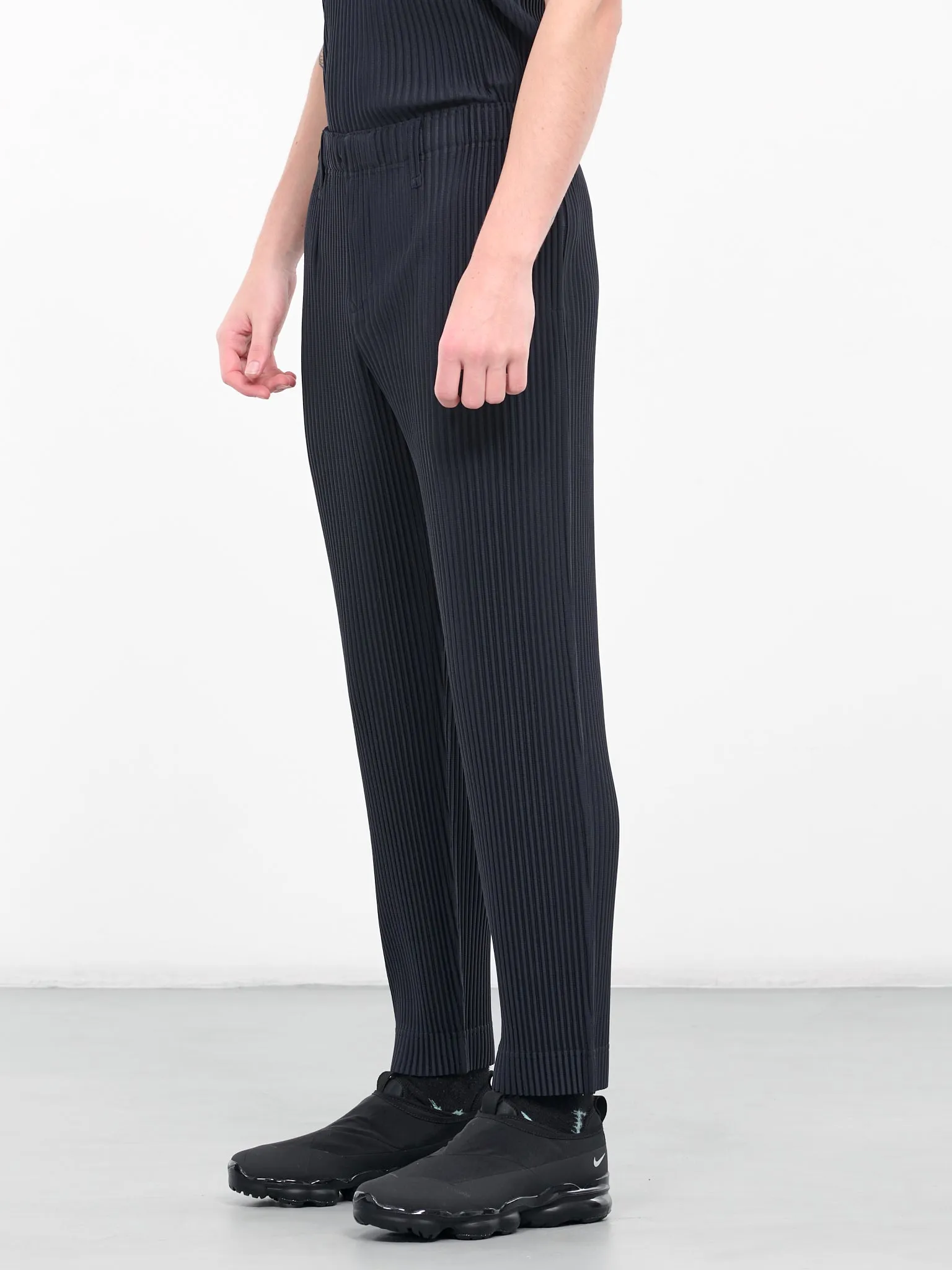 Basics Pleated Trousers (HP46JF450-75-NAVY)