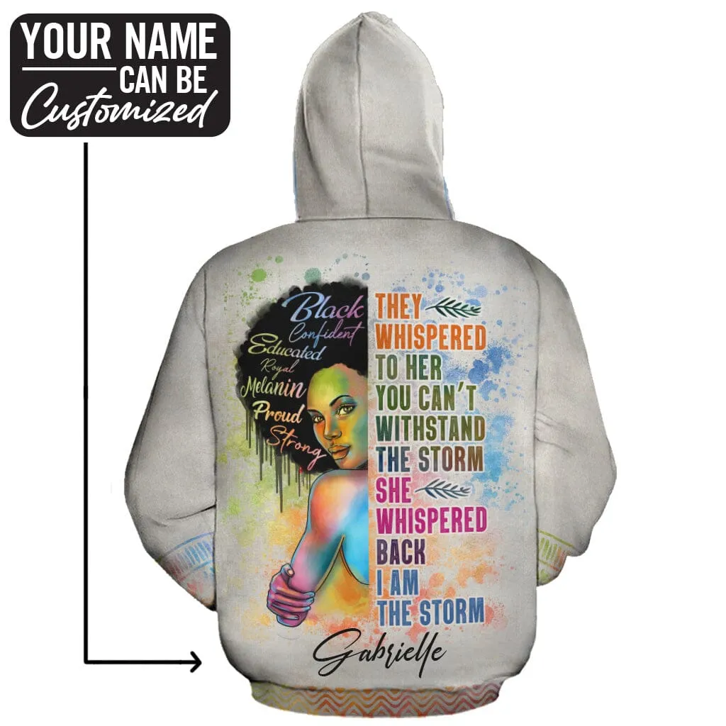 Black Girl I Am The Storm Hoodie and Joggers Set