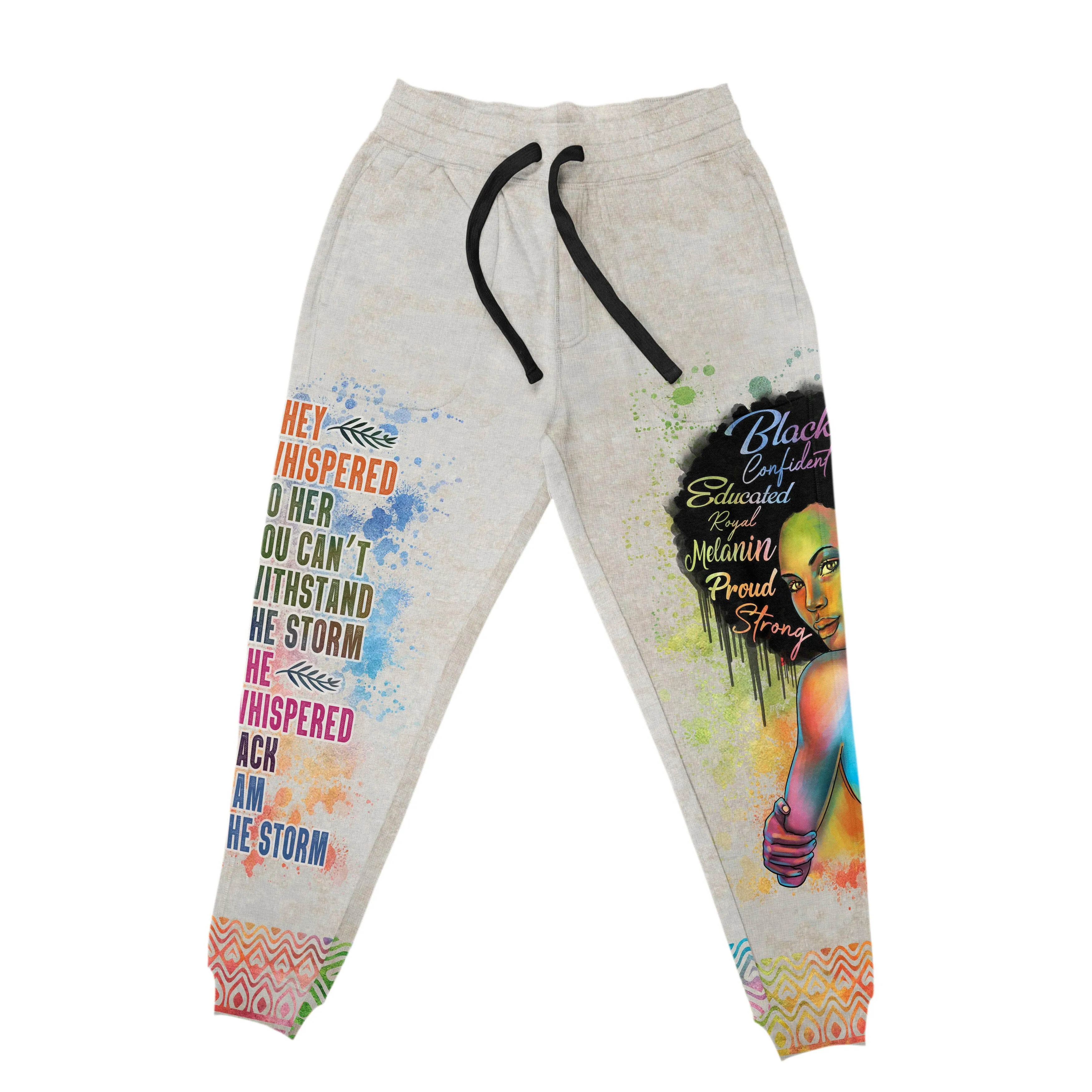 Black Girl I Am The Storm Hoodie and Joggers Set