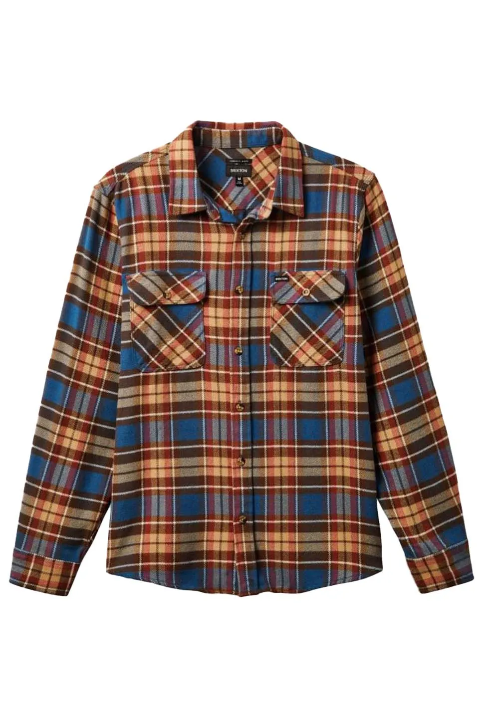 BOWERY LS FLANNEL Ocean Blue/Palm Desert/Sand