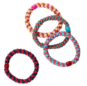 Braided elastic set swirl collection