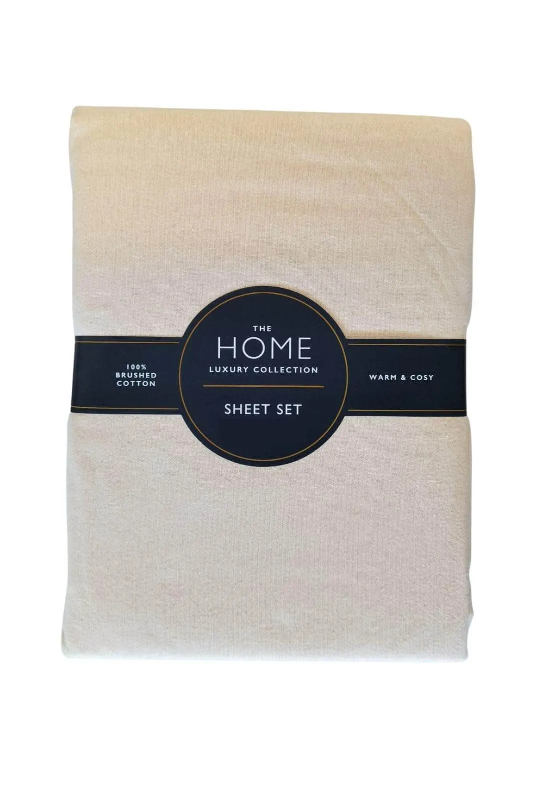 Brushed Cotton Sheet Set - Sand