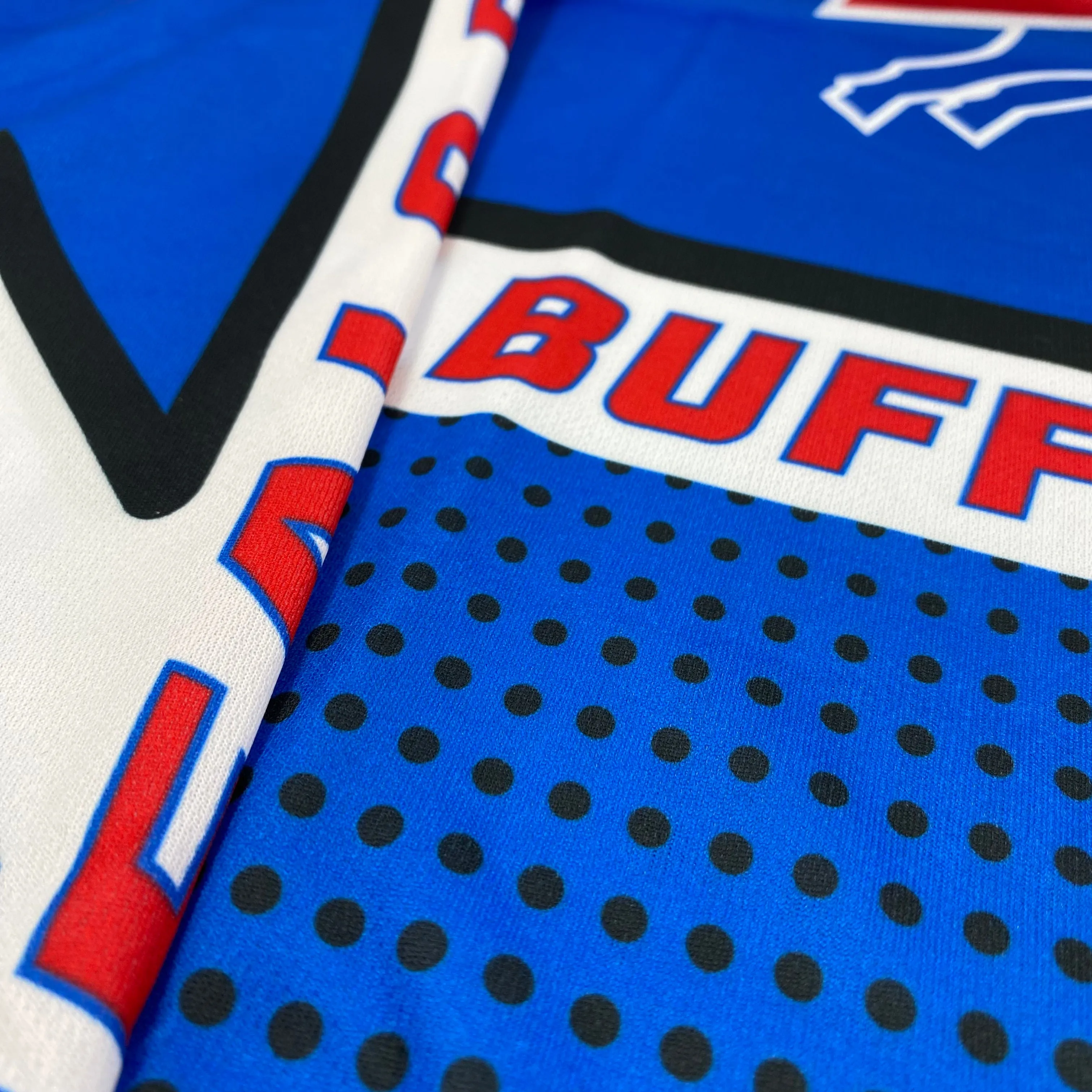 Buffalo Bills Big Logo Motorcycle Long Sleeve Tee