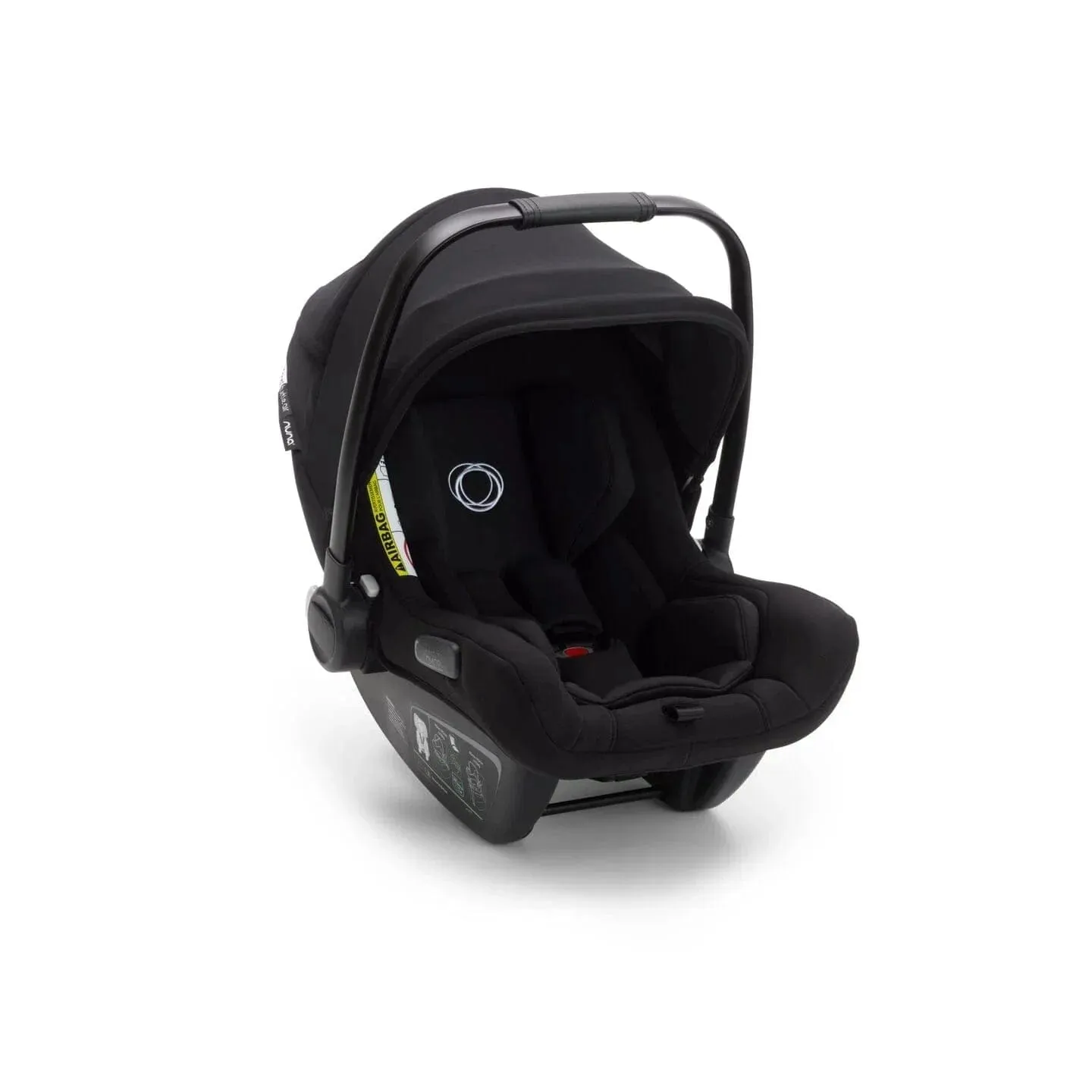 Bugaboo Fox 5, Nuna Turtle and Base Travel System - Graphite/Midnight Black/Astro Purple