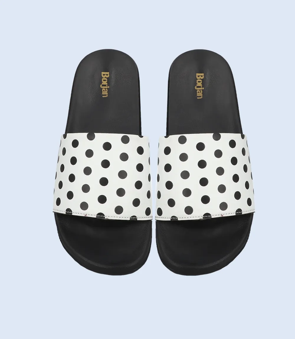 BW8026-WHITE-Women Sliders