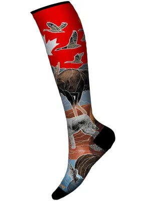 Canada Print Target Cushion Sock