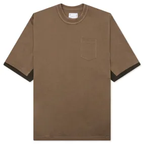 Cotton Jersey T-Shirt - Beige