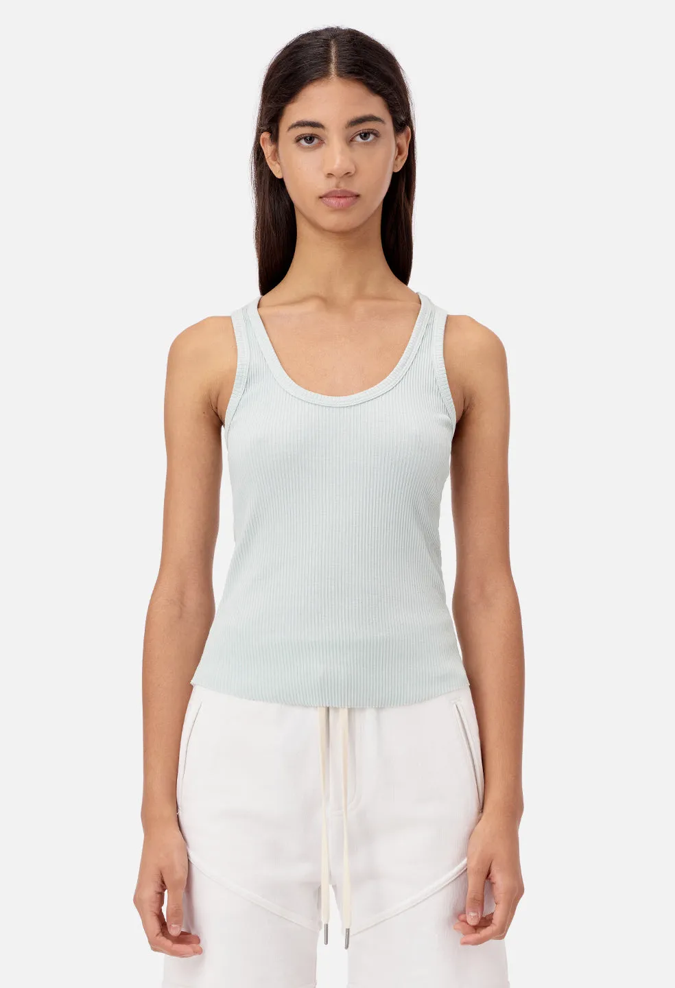 Cotton Rib Tank / Sky