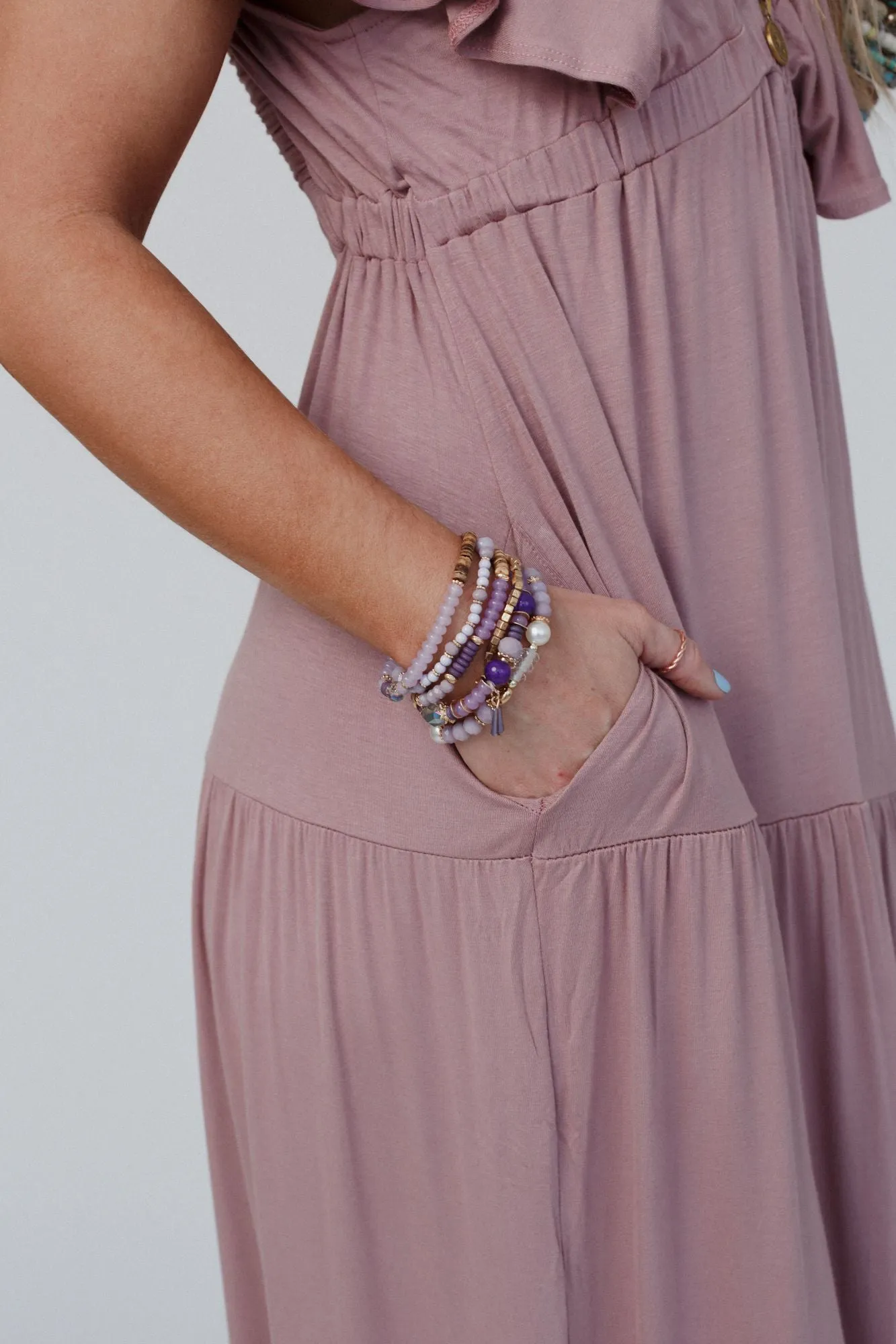 Deena Bracelet Set - Light Purple