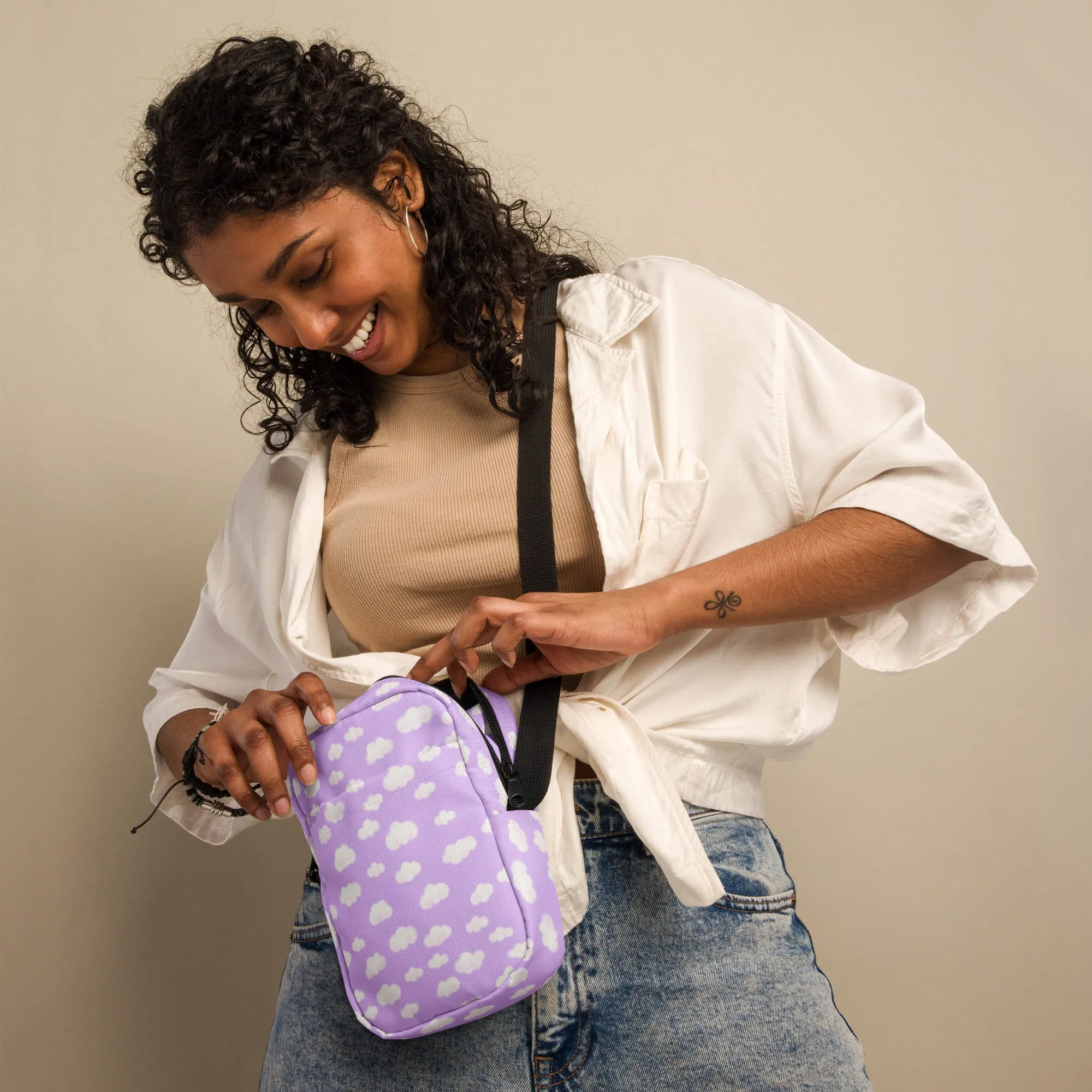 Dreamy Clouds Crossbody Bag (Lilac)