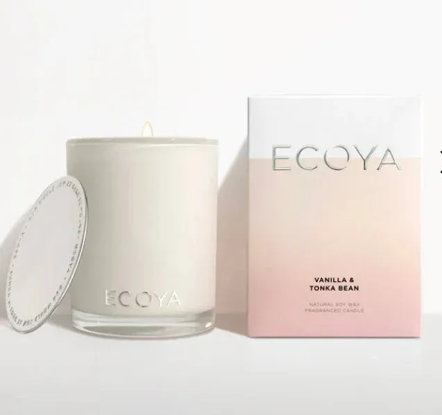 Ecoya Vanilla & Tonka Bean Madison Candle 400g