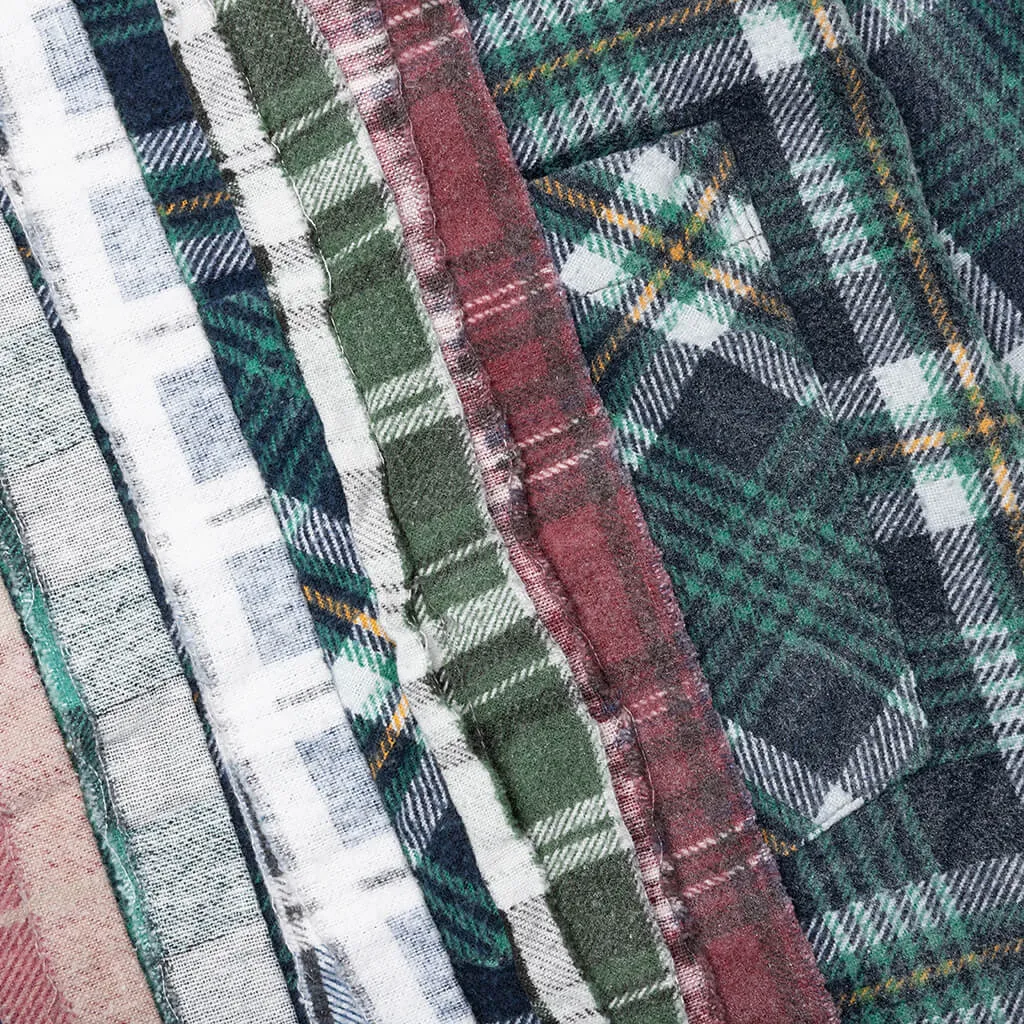 Flannel Shirt Ribbon Reflection Shirt - Assorted