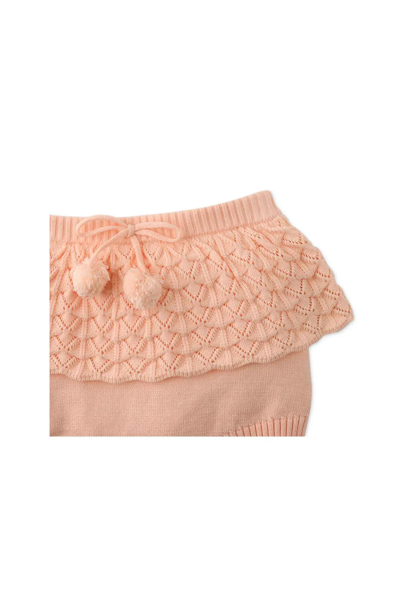 Gingersnaps Knitted Ruffle & Pleated Skorts with Ties