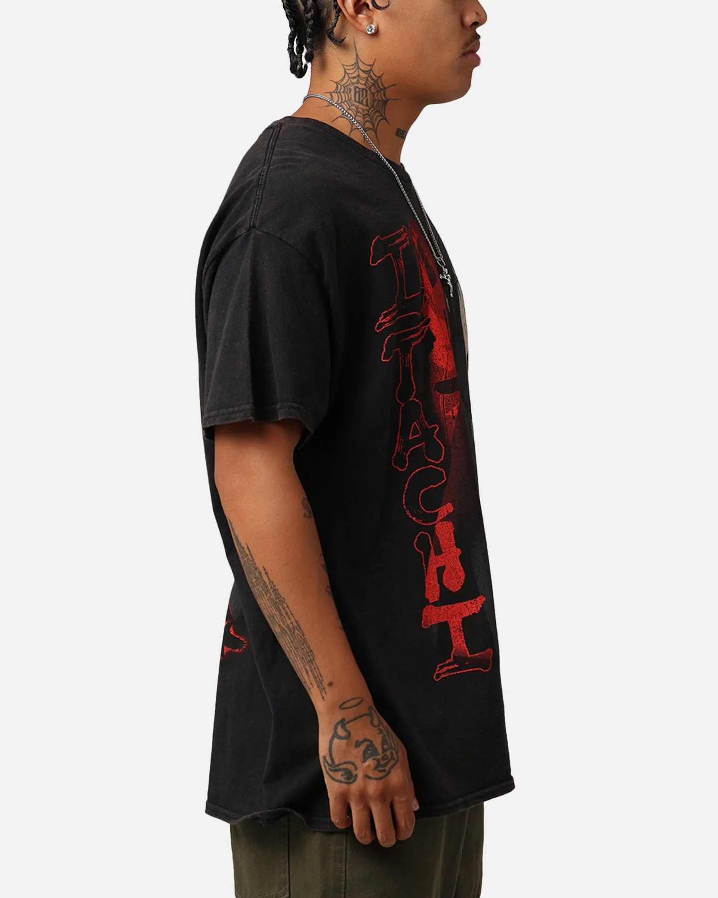 Goat Crew X Naruto Itachi Vintage T-Shirt Black Wash