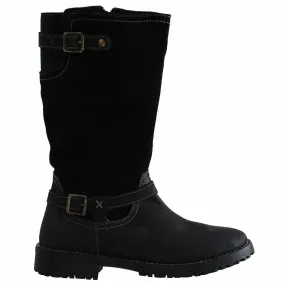 Hush Puppies Custom Mens Black Boots