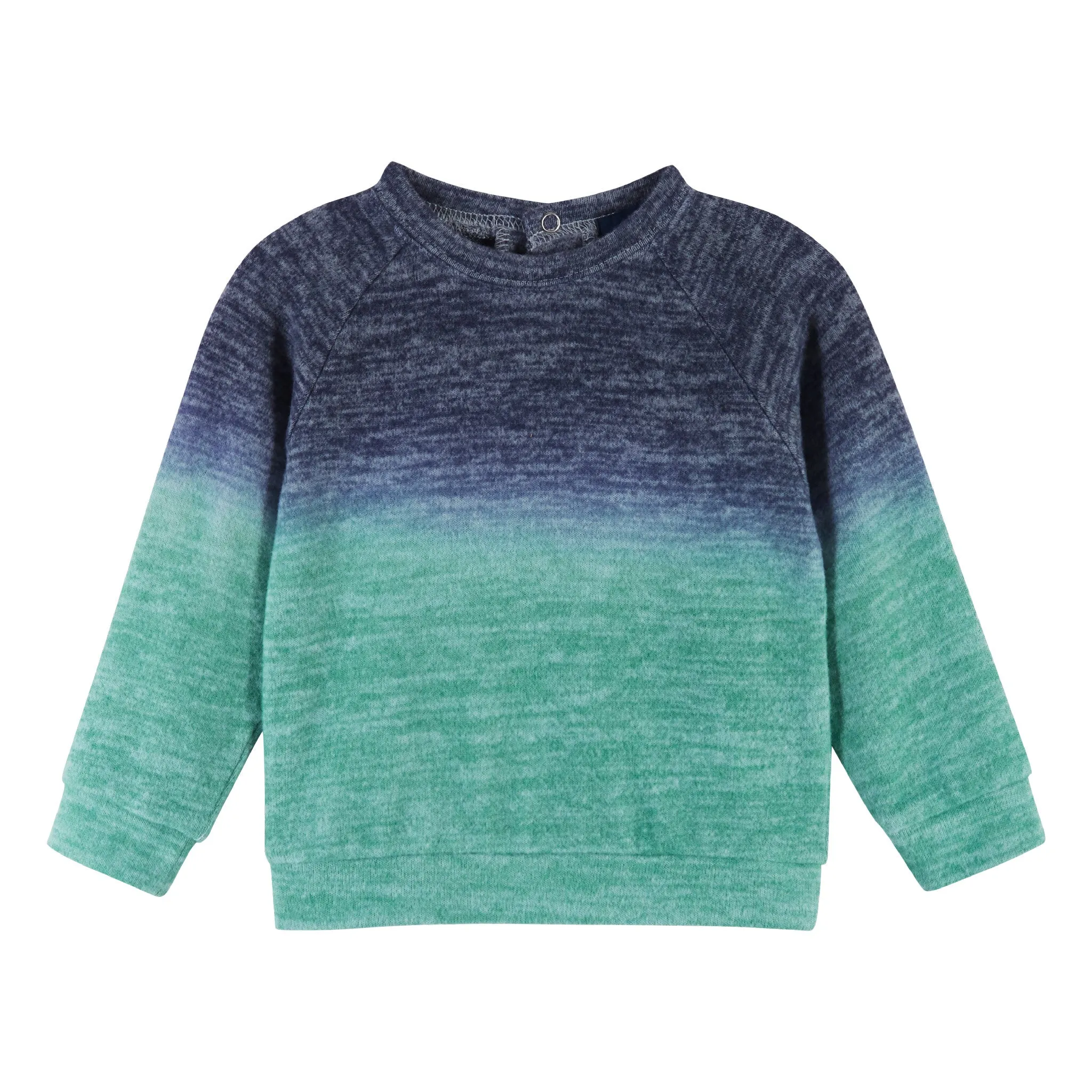 Infant Aqua Ombre Hacci Sweater Set