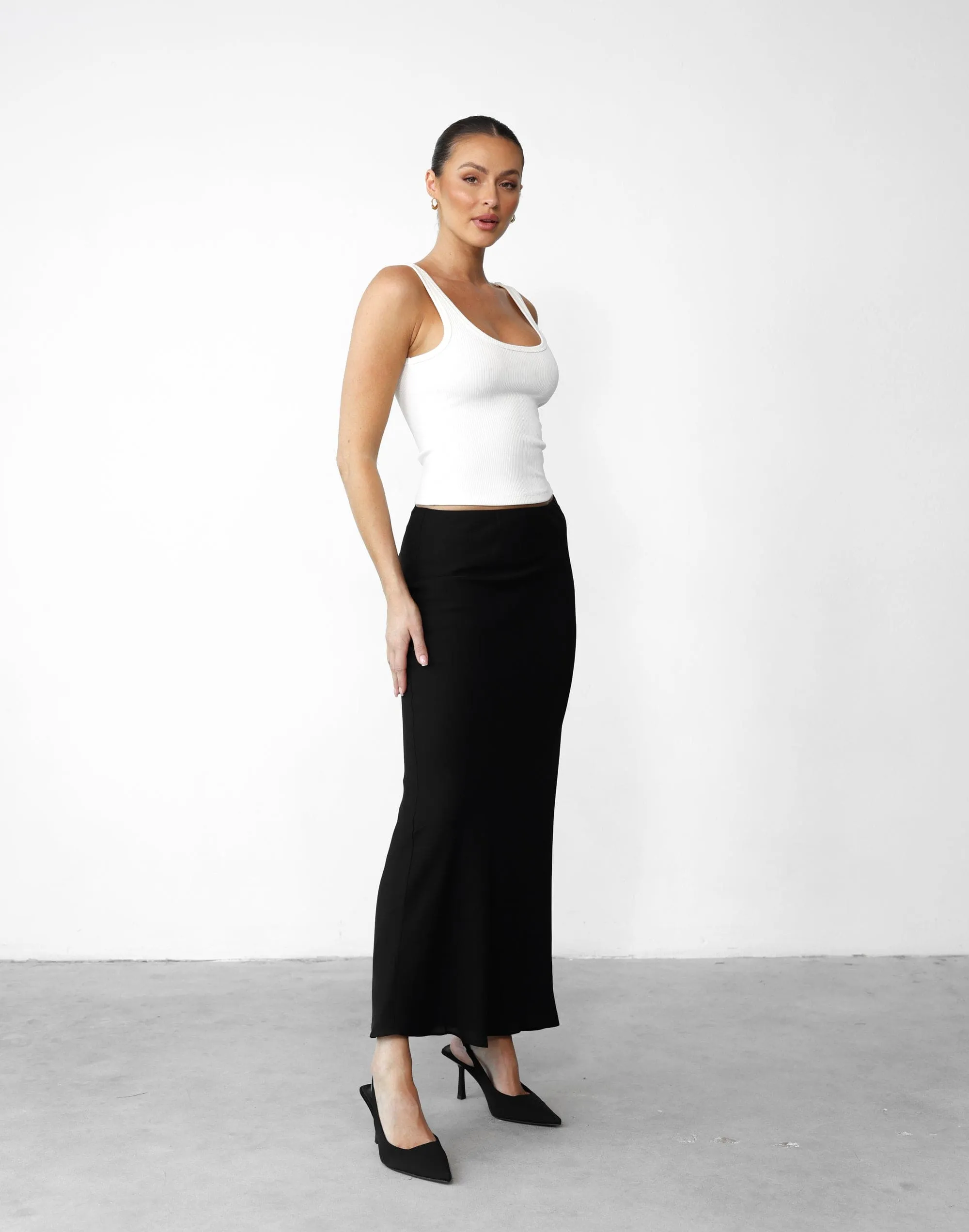 Isla Maxi Skirt (Black)