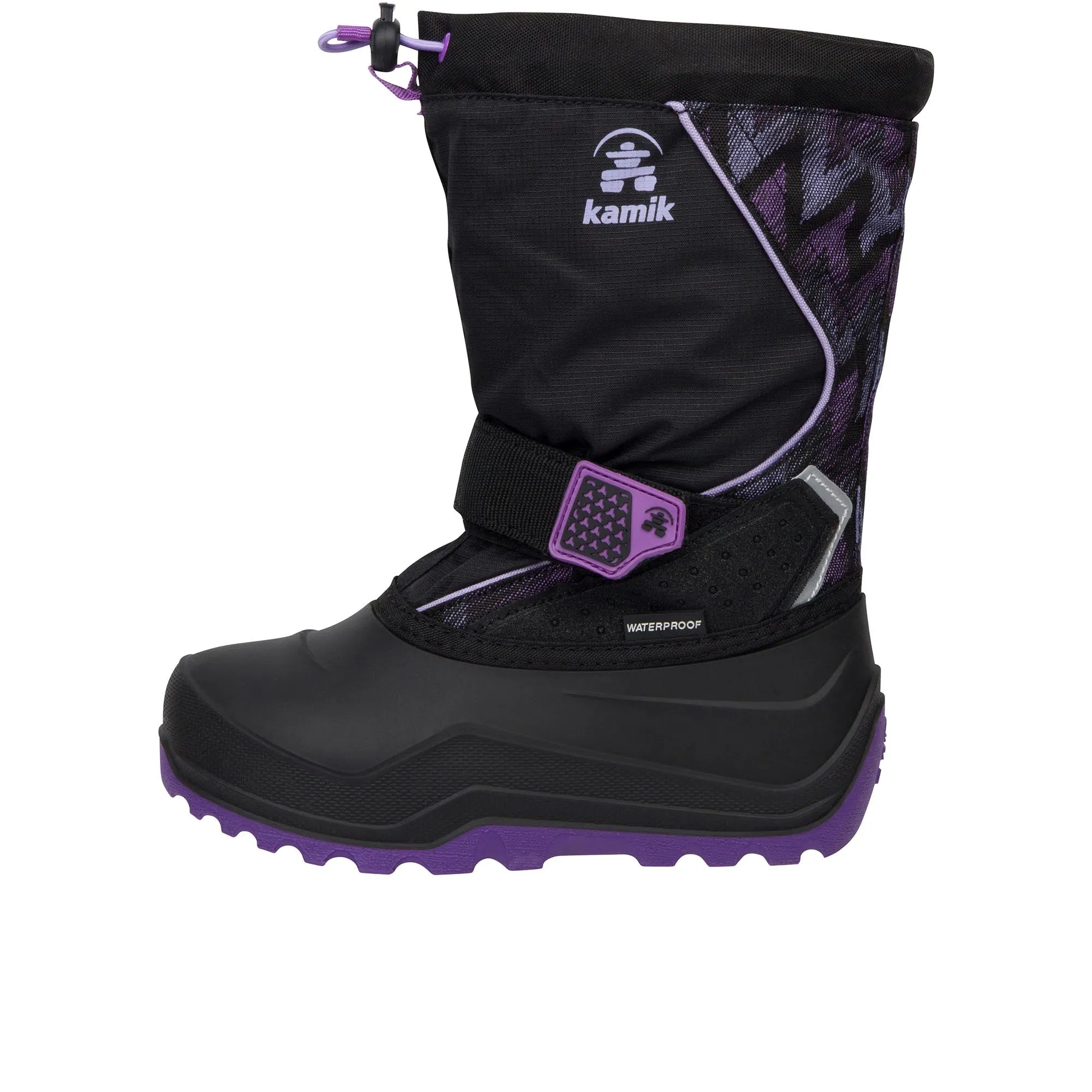 Kamik Childrens Snowfall P2 Black Purple