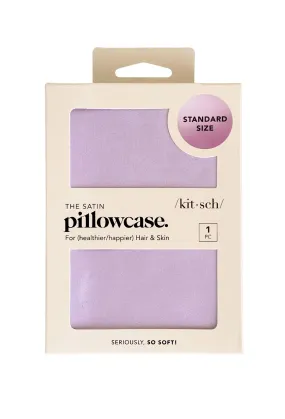 Kitsch Satin Pillowcase in Lavender