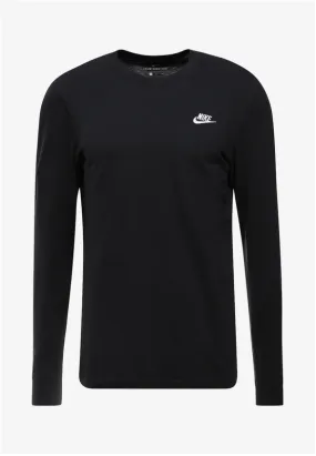 Nike Men's long sleeve T-shirt Club Sportwear AR5193-010 black