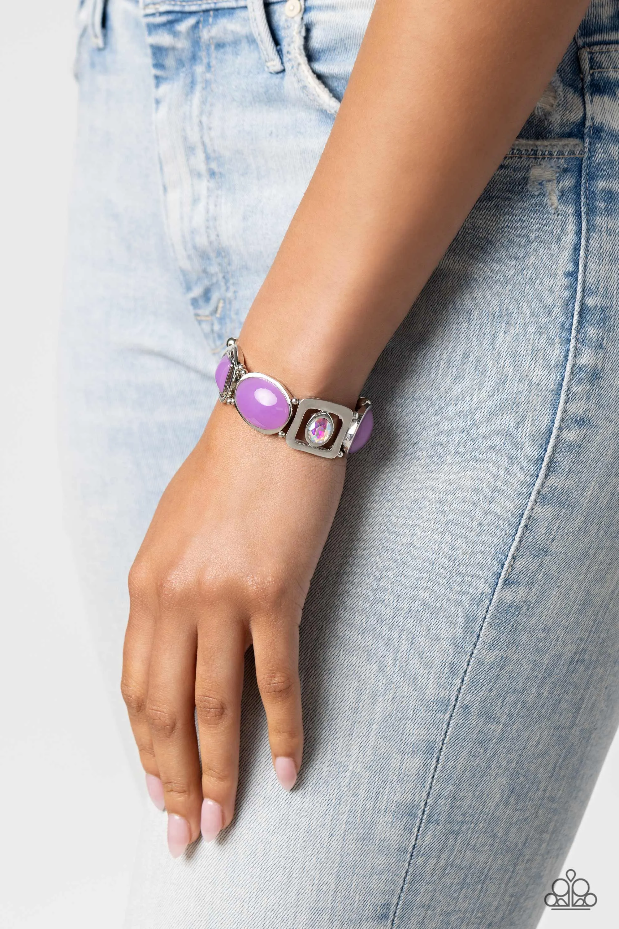 Paparazzi Majestic Mashup - Purple Bracelet