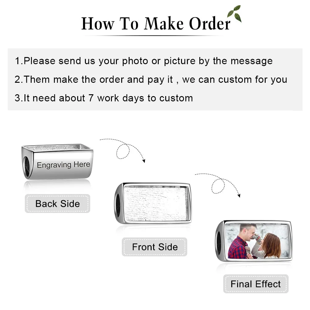 Personalized Custom Photo Beads For Women