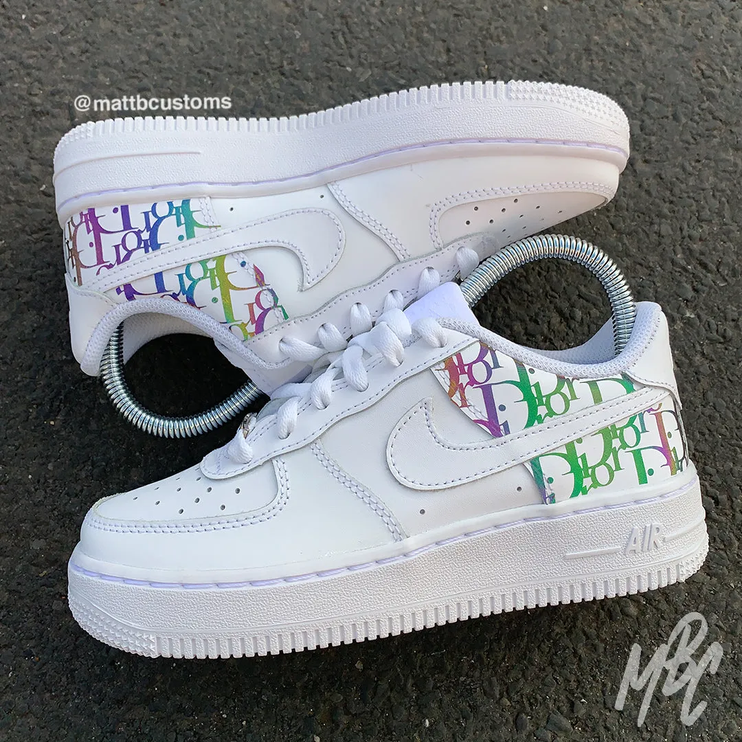 Reflective Oblique Monogram - Air Force 1 Custom