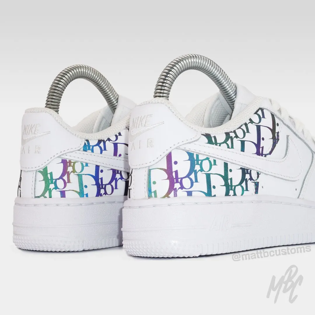 Reflective Oblique Monogram - Air Force 1 Custom