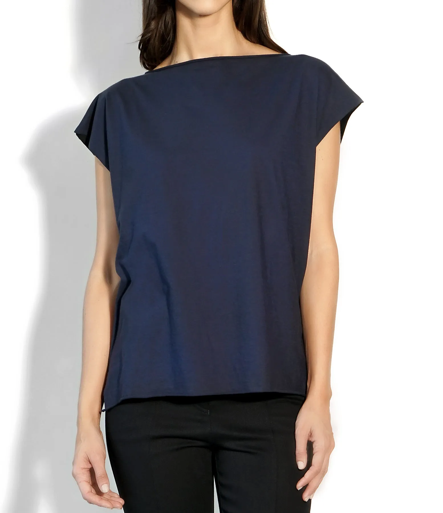 ROXANNE T-SHIRT BLUE/BLACK