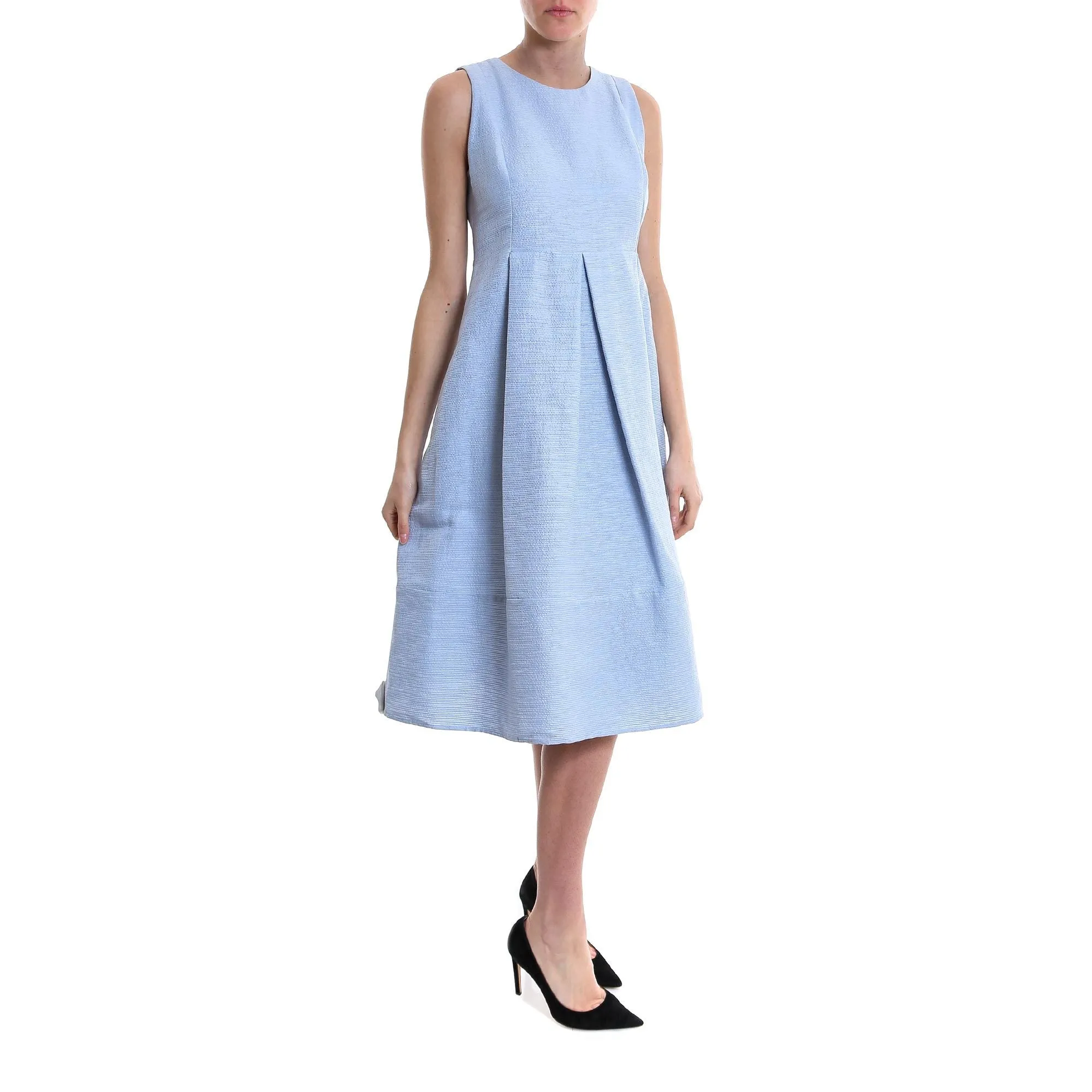 'S Max Mara Pleated Sleeveless Dress