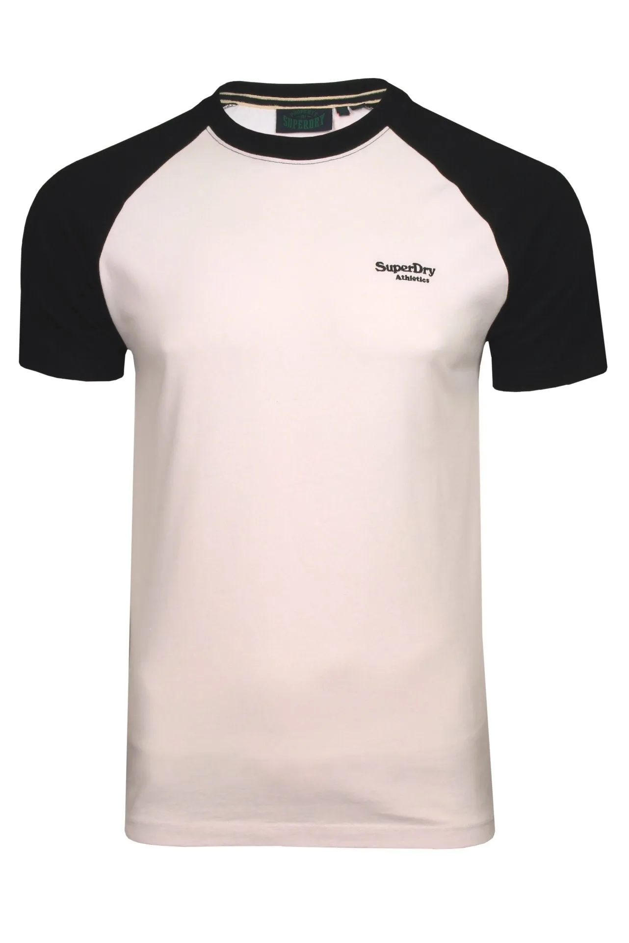 Superdry Mens Organic Cotton Essential Logo Baseball T-Shirt