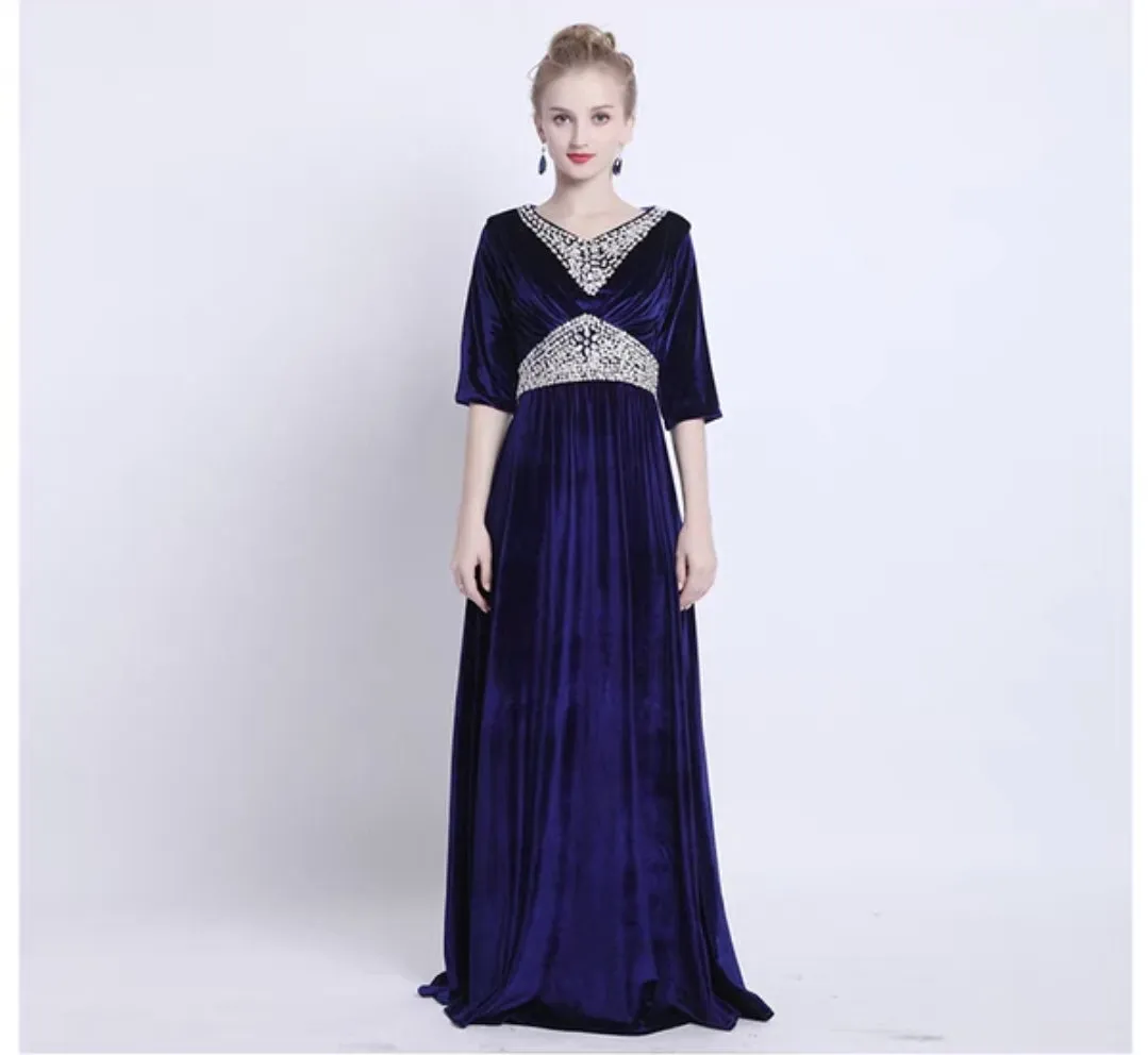 The Hesgel Long Sleeves Gown (Various Colours)