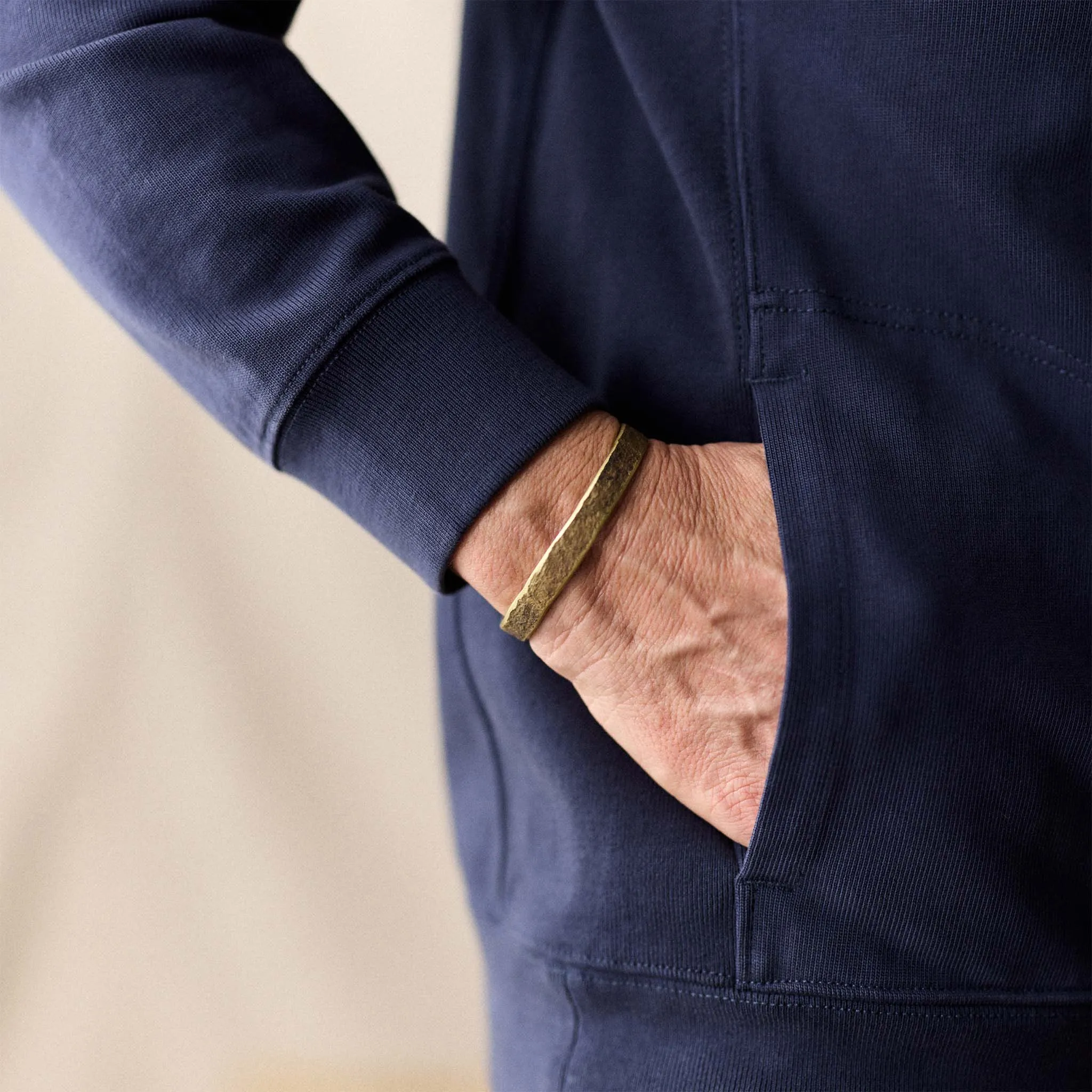 The Rugby Quarter Zip in Faded Navy