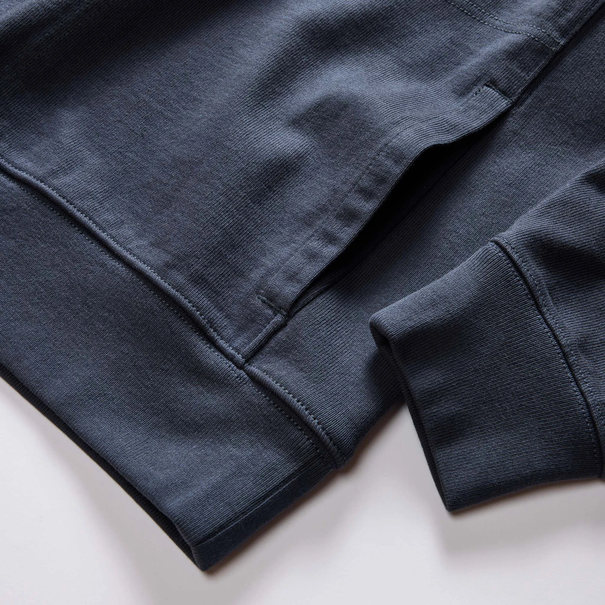 The Rugby Quarter Zip in Faded Navy