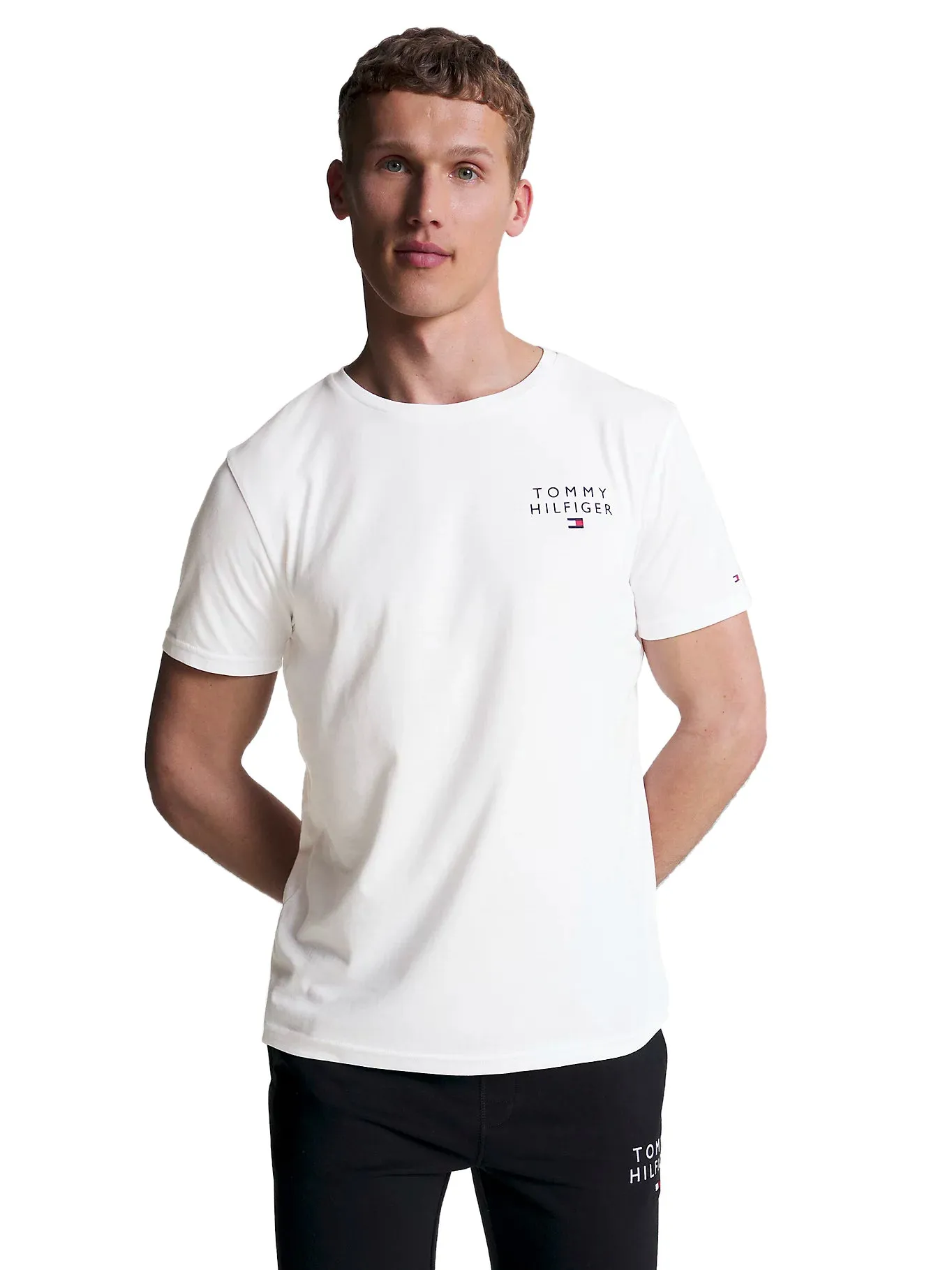 Tommy Hilfiger Mens Pyjama Embroidery T-Shirt