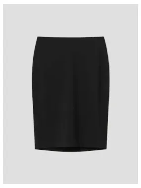 Women s Wool Skinny Pencil Skirt Black Domestic Product